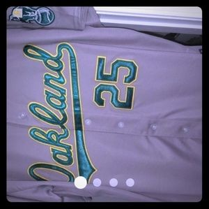 Oakland Athletics Mark McGwire 1989 Majestic